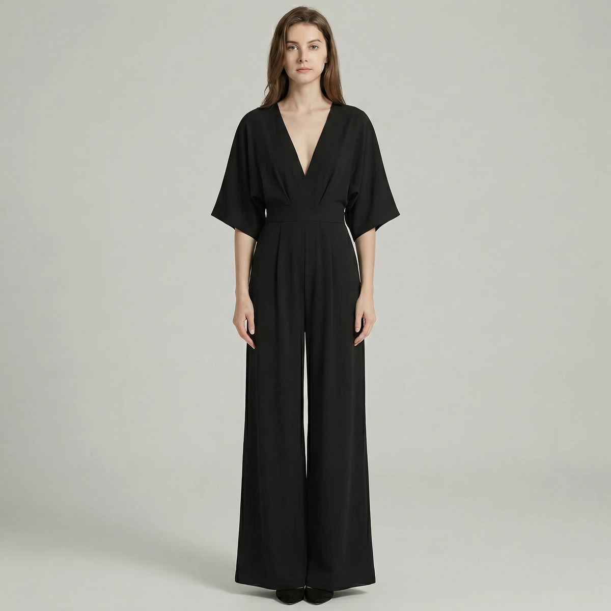 Kimono rukáv V-krk overal