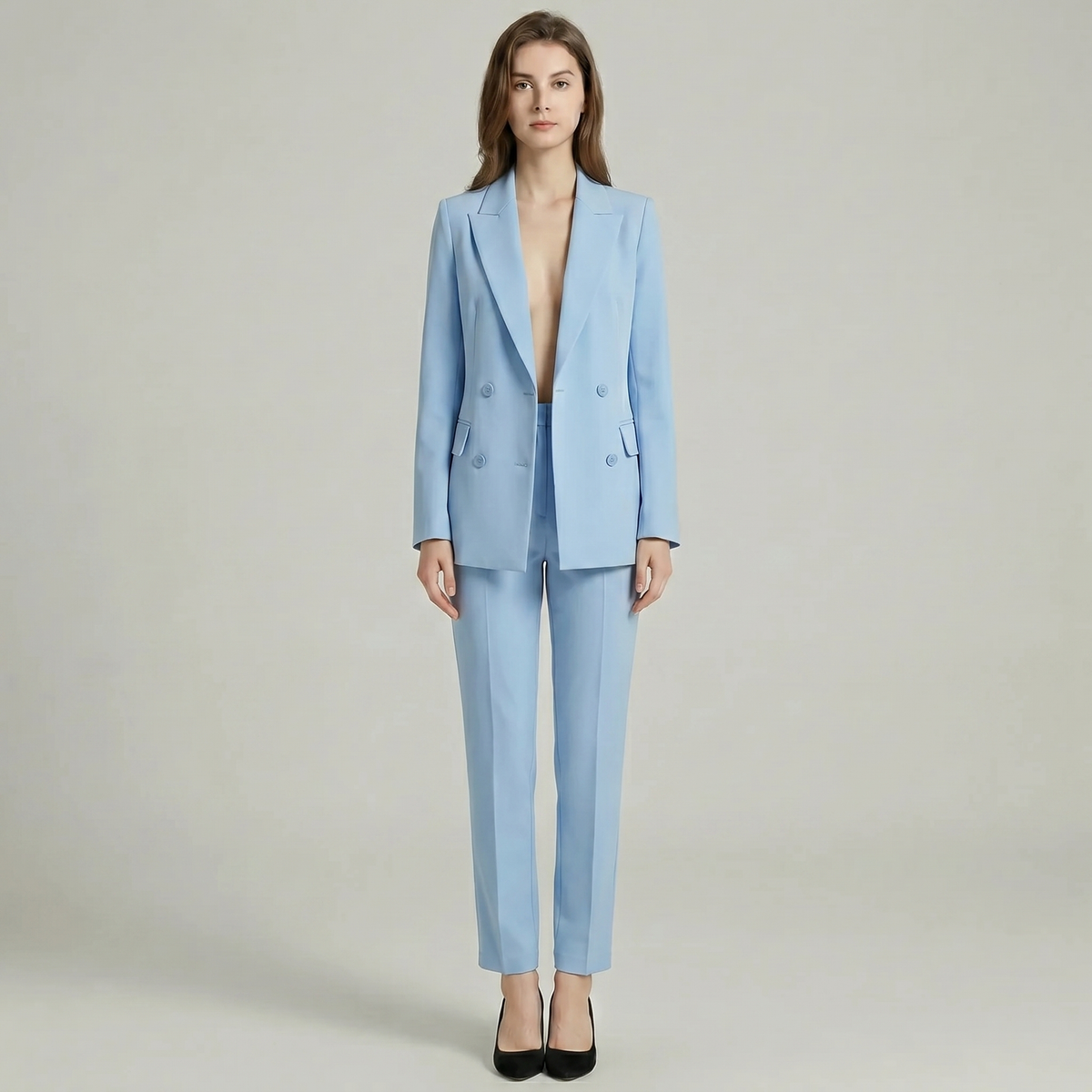 Klasický tailored kalhotový oblek