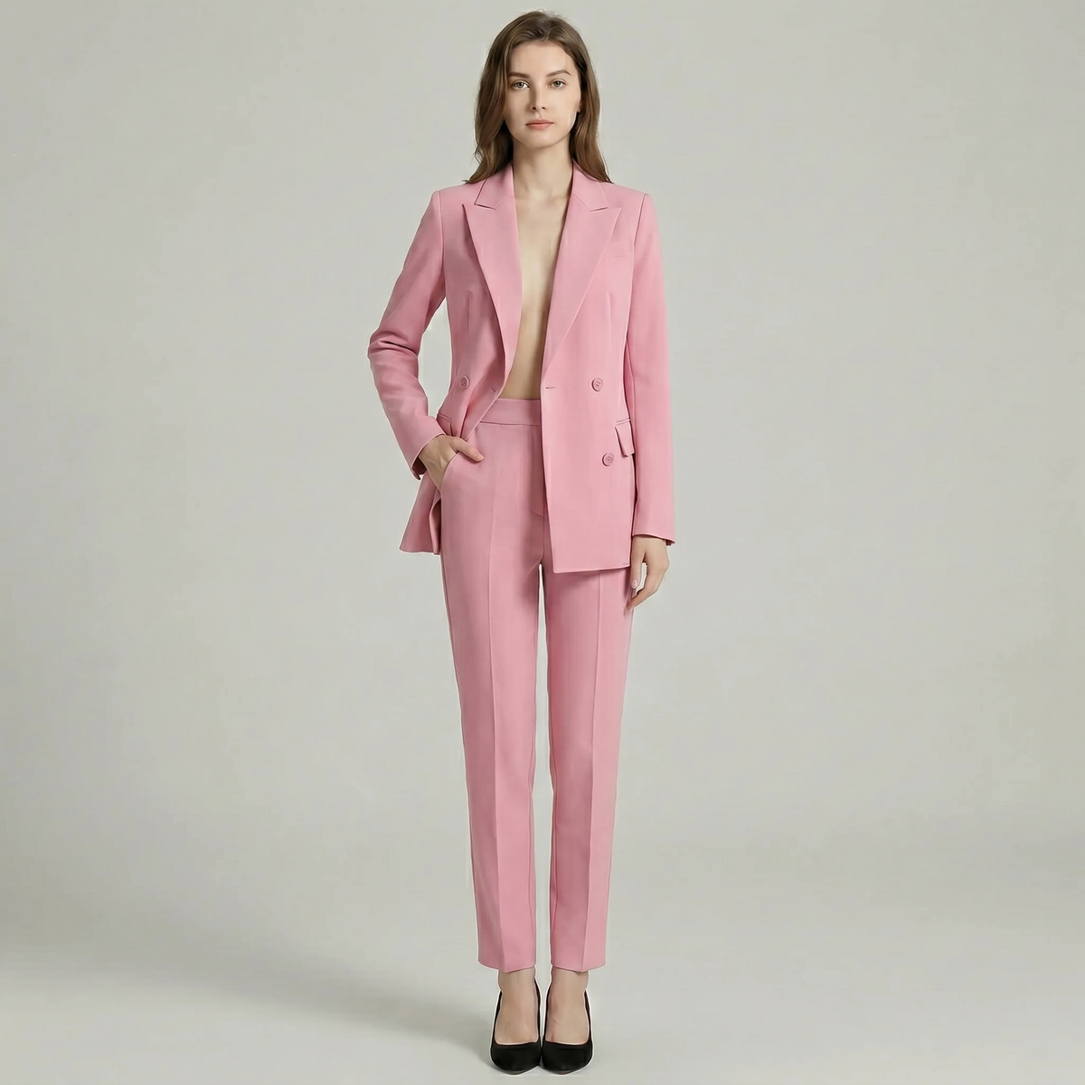 Klasický tailored kalhotový oblek