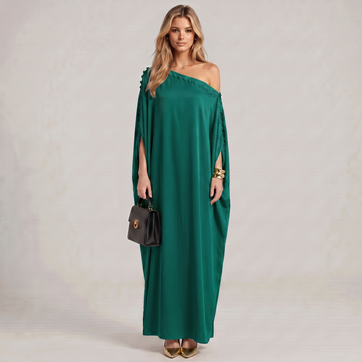Proudící Kaftan Maxi Šaty