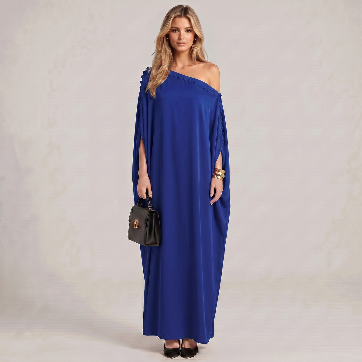 Proudící Kaftan Maxi Šaty